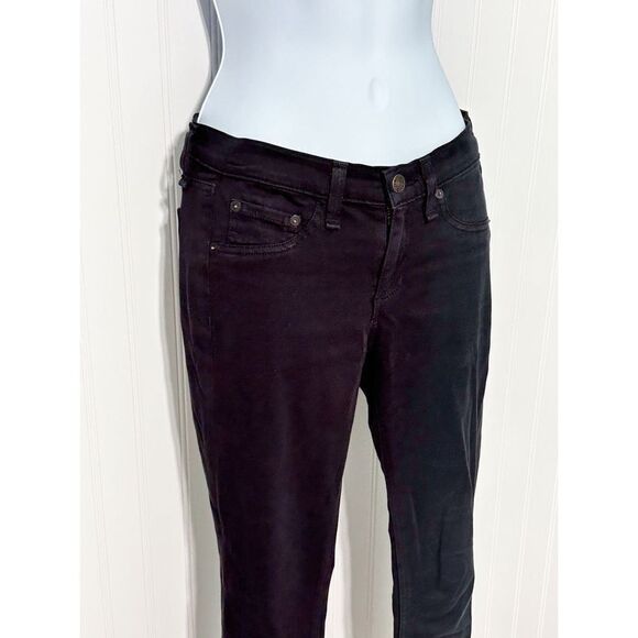 Rag & Bone Legging Jeans Women's Skinny Denim‎ Pants Black Dark Wash Size 25 - Picture 3 of 12